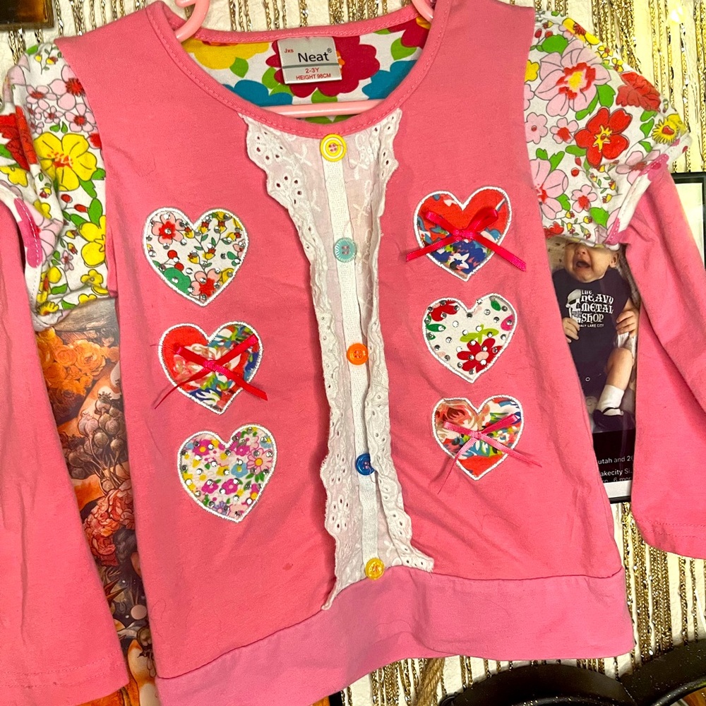 Vintage children’s long sleeve patchy long sleeve